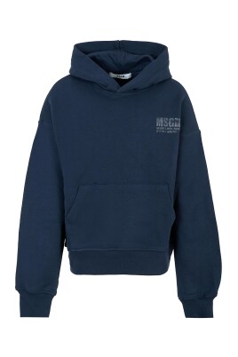 sweat-a-capuche-en-coton-bleu-avec-logo