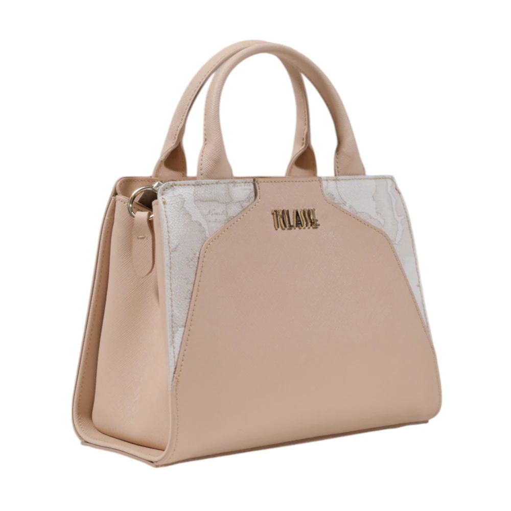 Alviero Martini 1a Classe Stijlvolle Kleine PVC Dames Tas Pink Dames