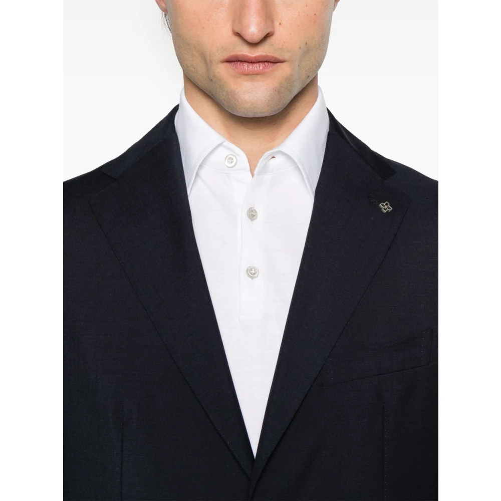 Tagliatore Jassen Blauw Blue Heren