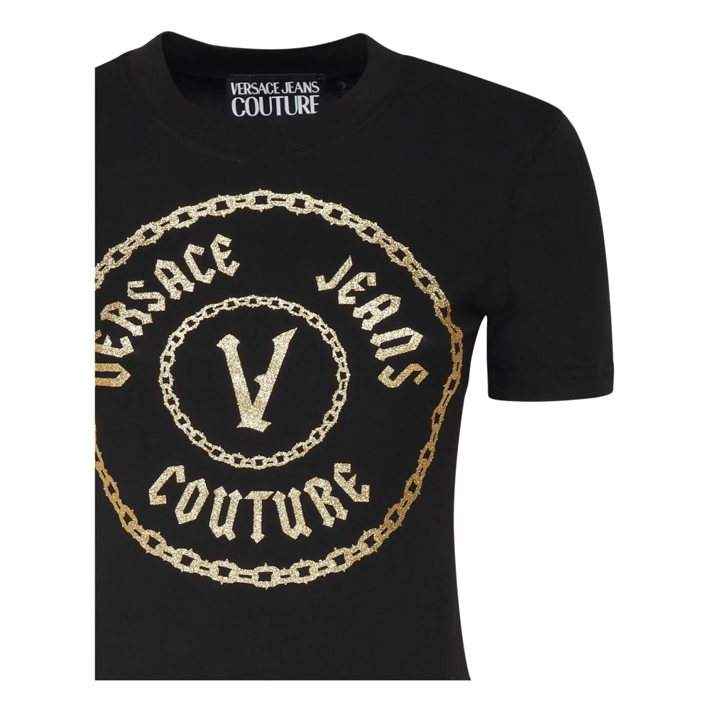 Versace Jeans Couture T-shirts en Polos Black Dames