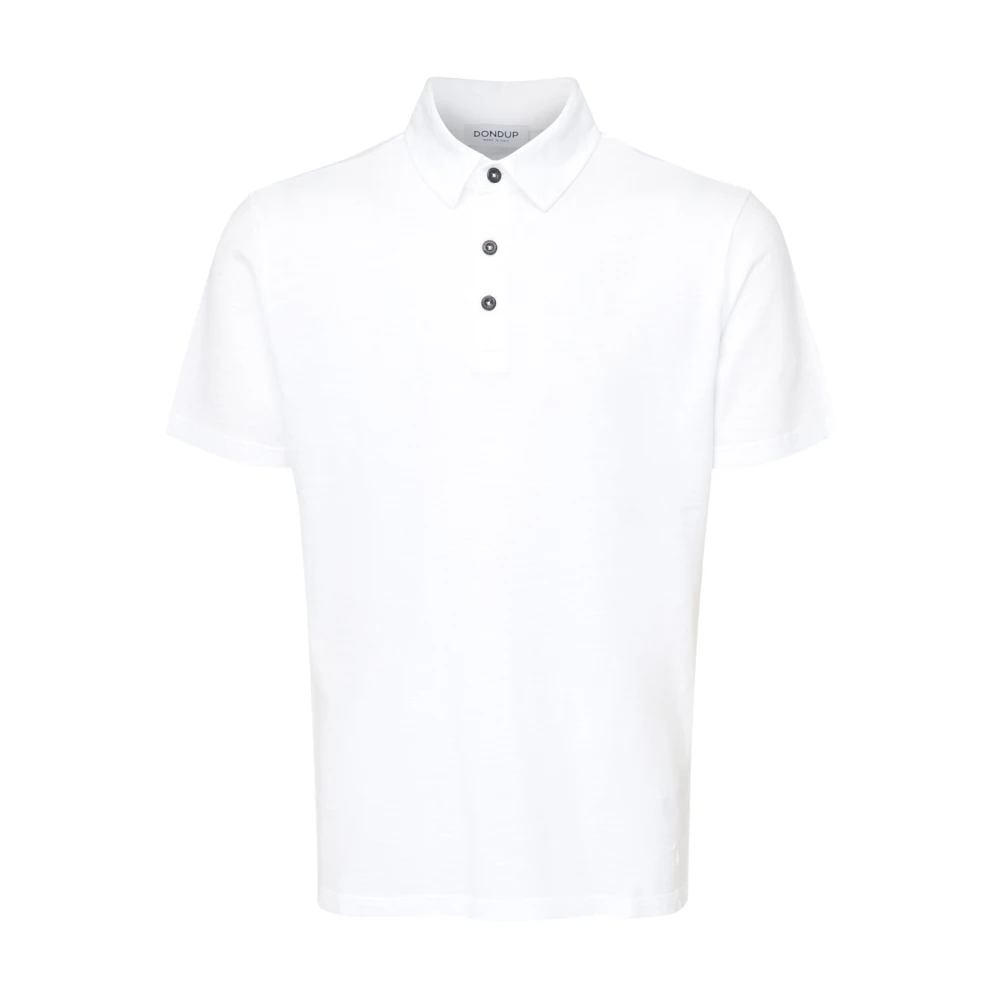 Dondup Casual Katoenen T-Shirt White Heren