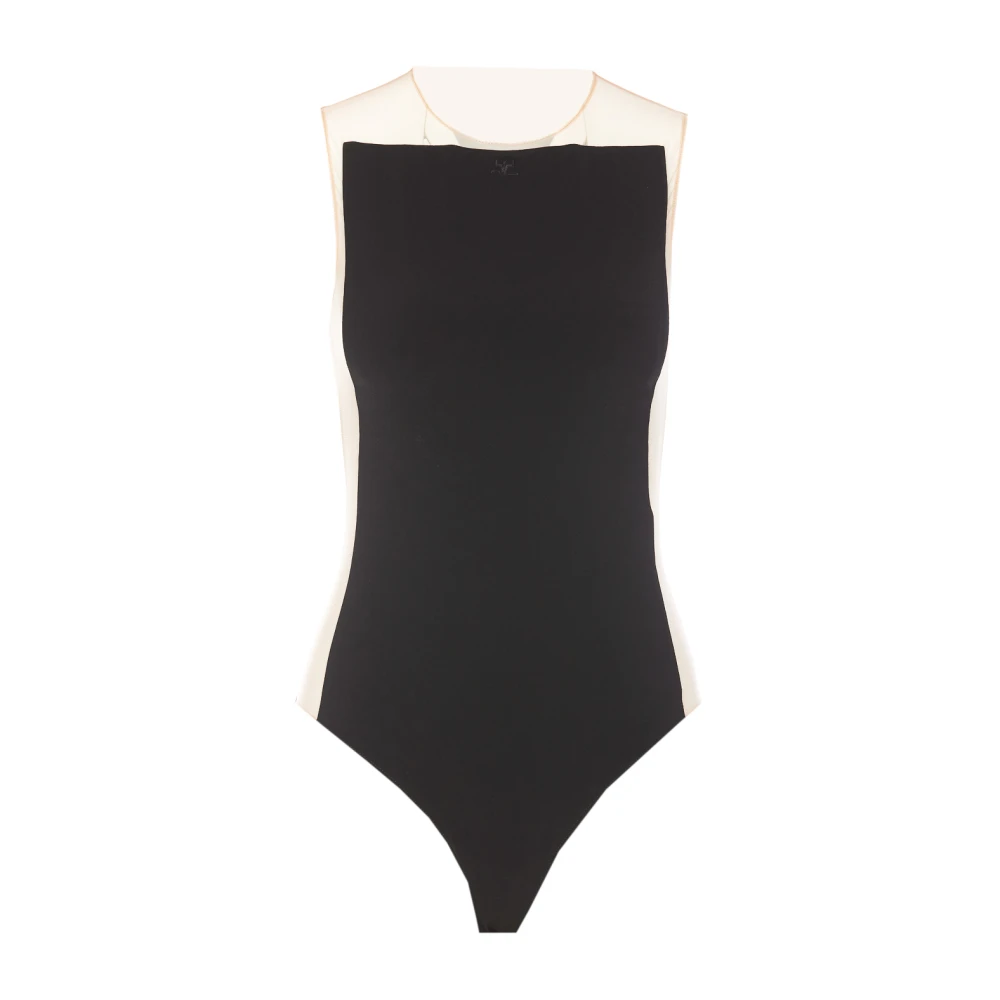 Courrèges Zwarte Top voor Vrouwen Black Dames
