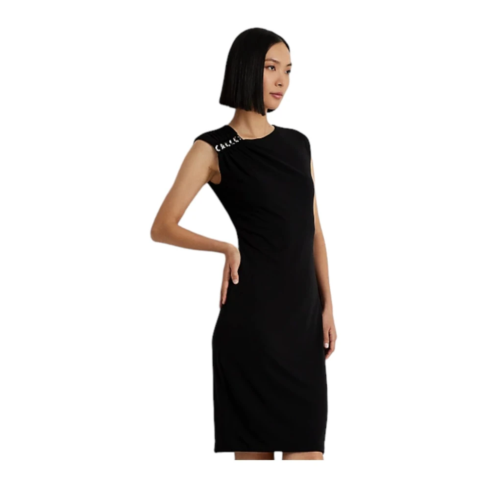 Ralph Lauren Korte Jurk Black Dames