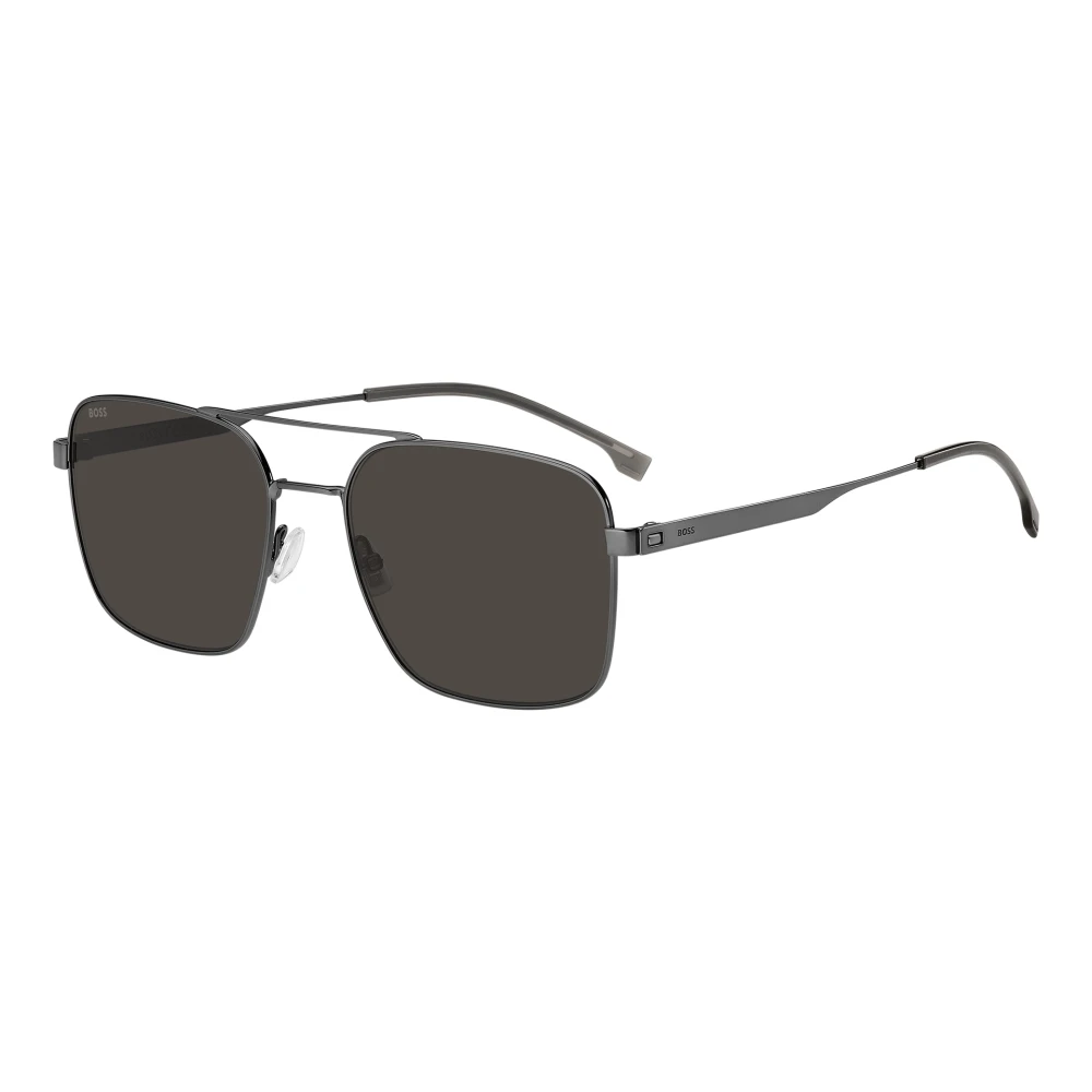 Hugo Men's Gray Sunglasses, 58 Mm, Black Sunglasses Boss 1695/S