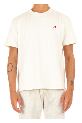 t-shirt-en-coton-creme-avec-logo