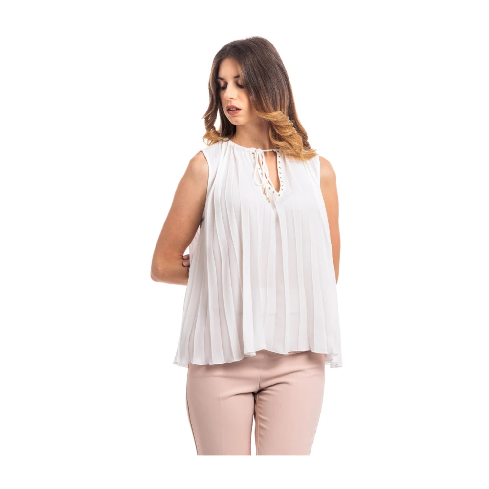 Liu Jo Donna Bianco Camicette Xs, New,