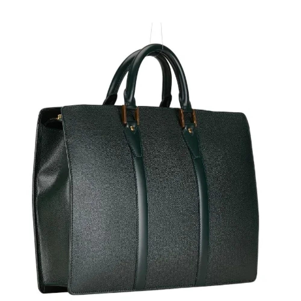 Louis Vuitton Vintage Pre-owned Leather louis-vuitton-bags Green Heren