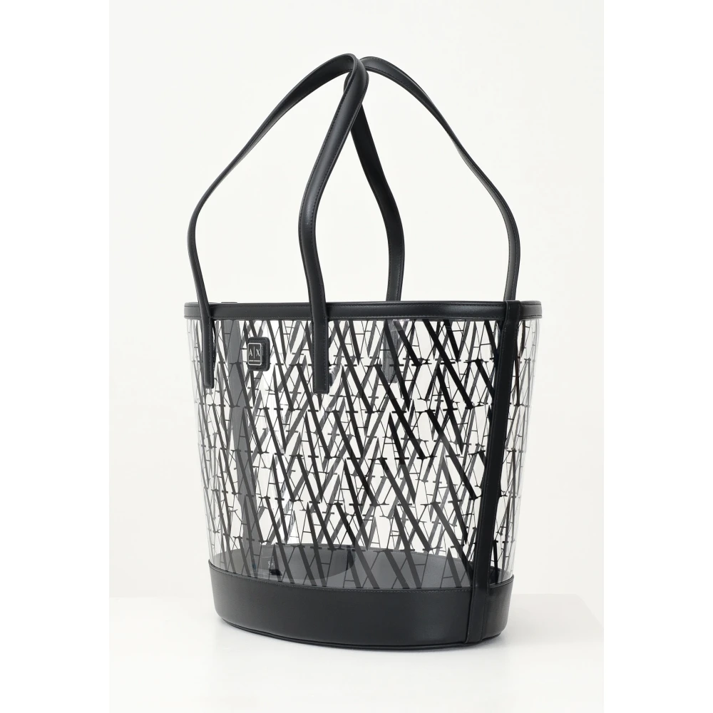 Armani Exchange Zwarte Shopper Tas Modern en veelzijdig Black Dames