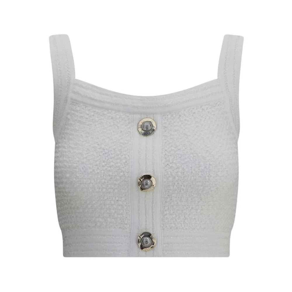 Tops > Sleeveless Tops - - Balmain - Modalova
