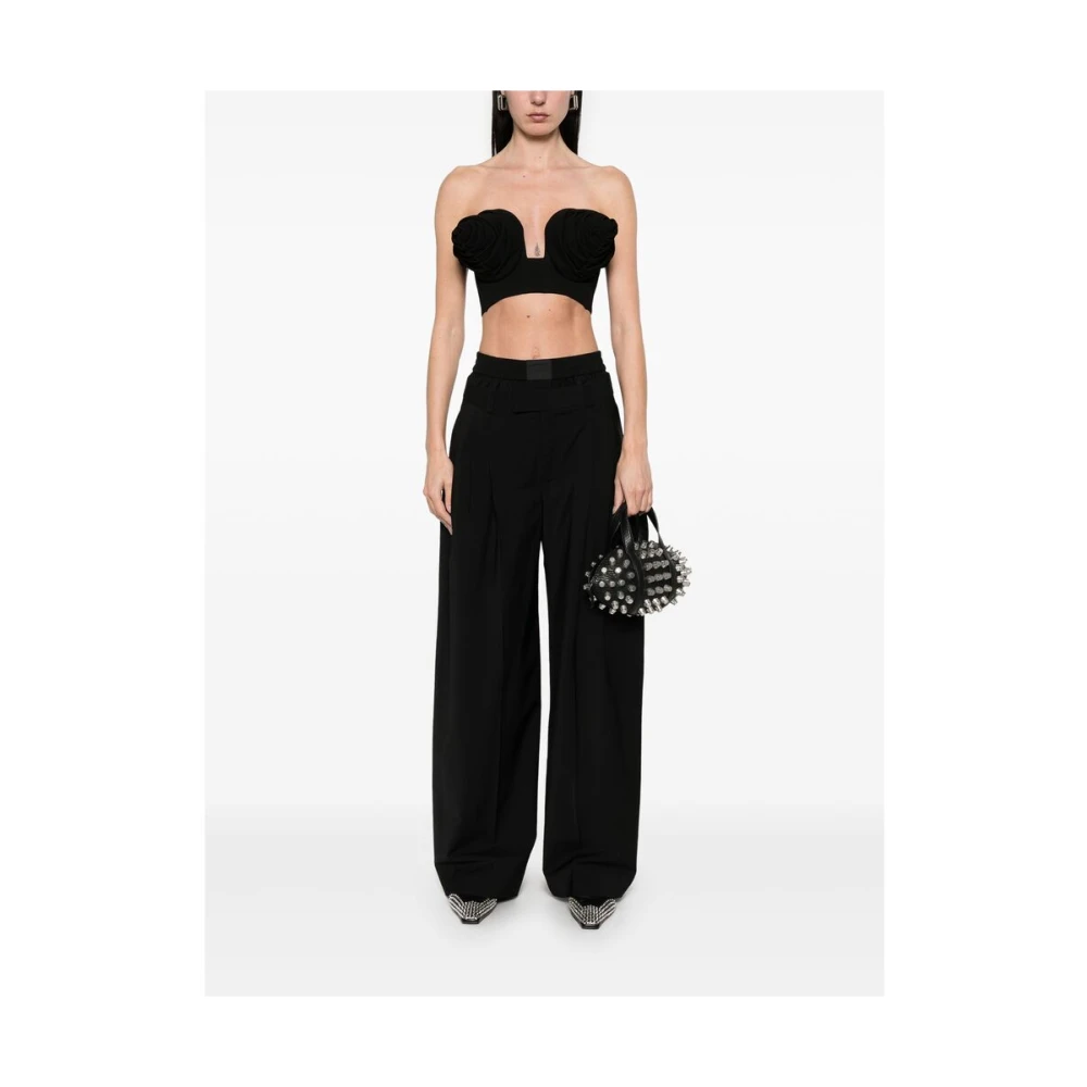 Jean Paul Gaultier Zwarte Strapless Voorgevormde Top Black Dames