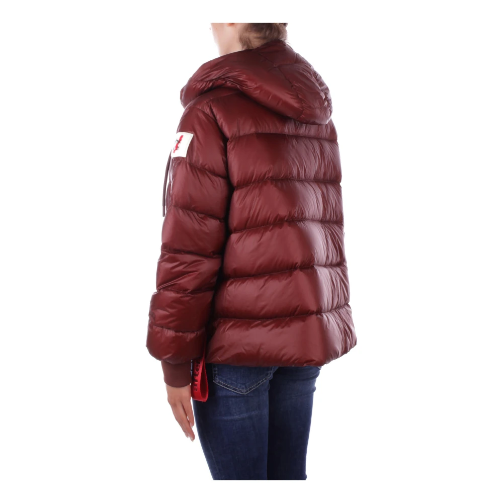 Afterlabel Bruine jas met capuchon en ritssluiting Brown Dames