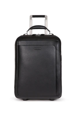 Cabin suitcase with garment sleeve