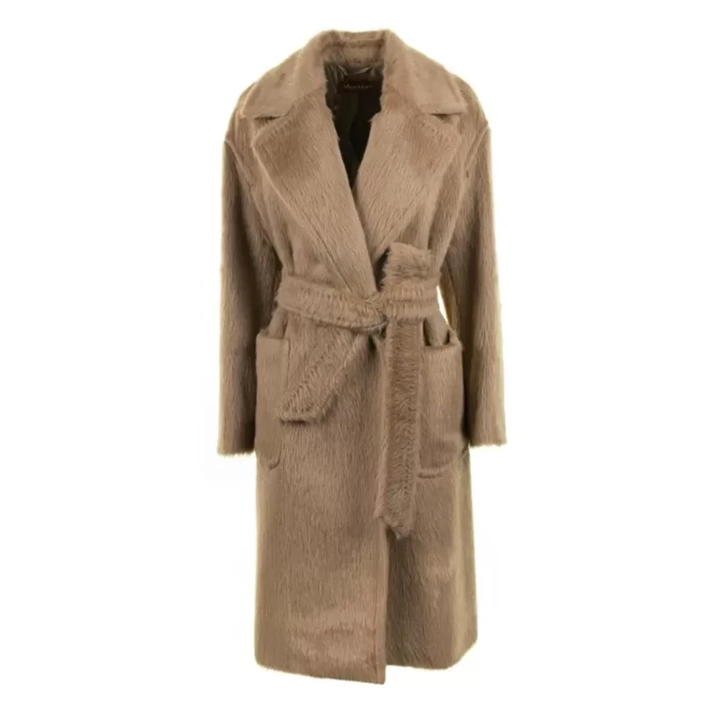 Coats > Belted Coats - - Max Mara Studio - Modalova