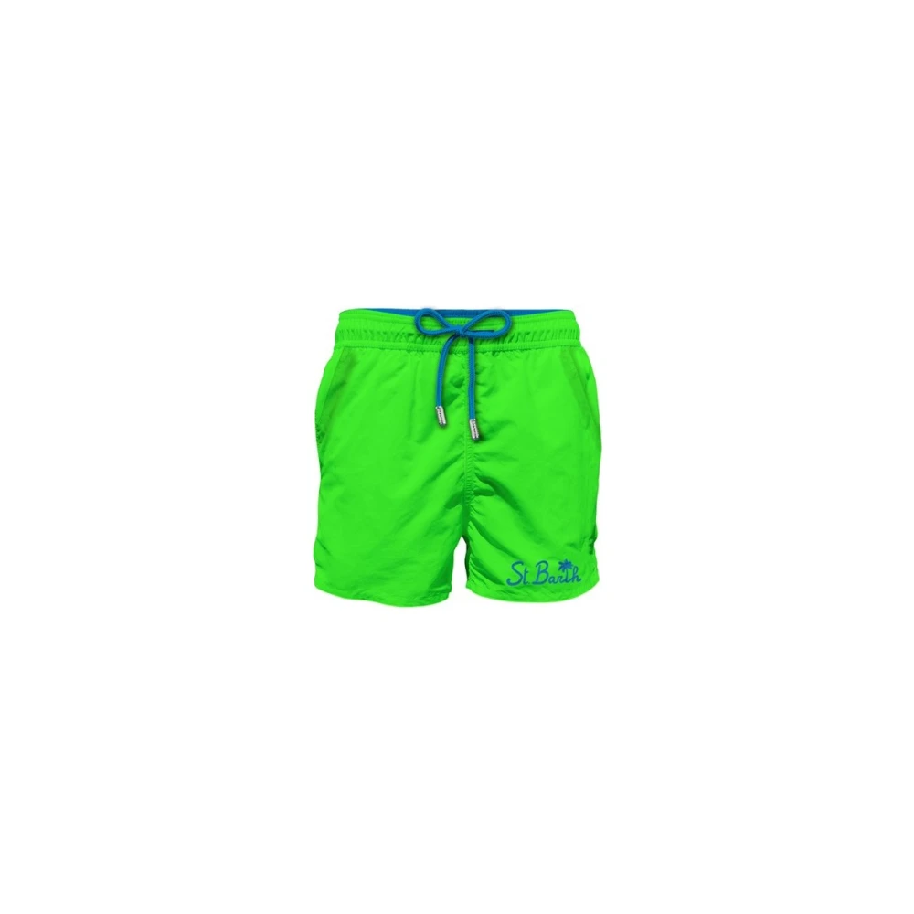 MC2 Saint Barth Comfort Boxershorts Groen Blauw Green Heren