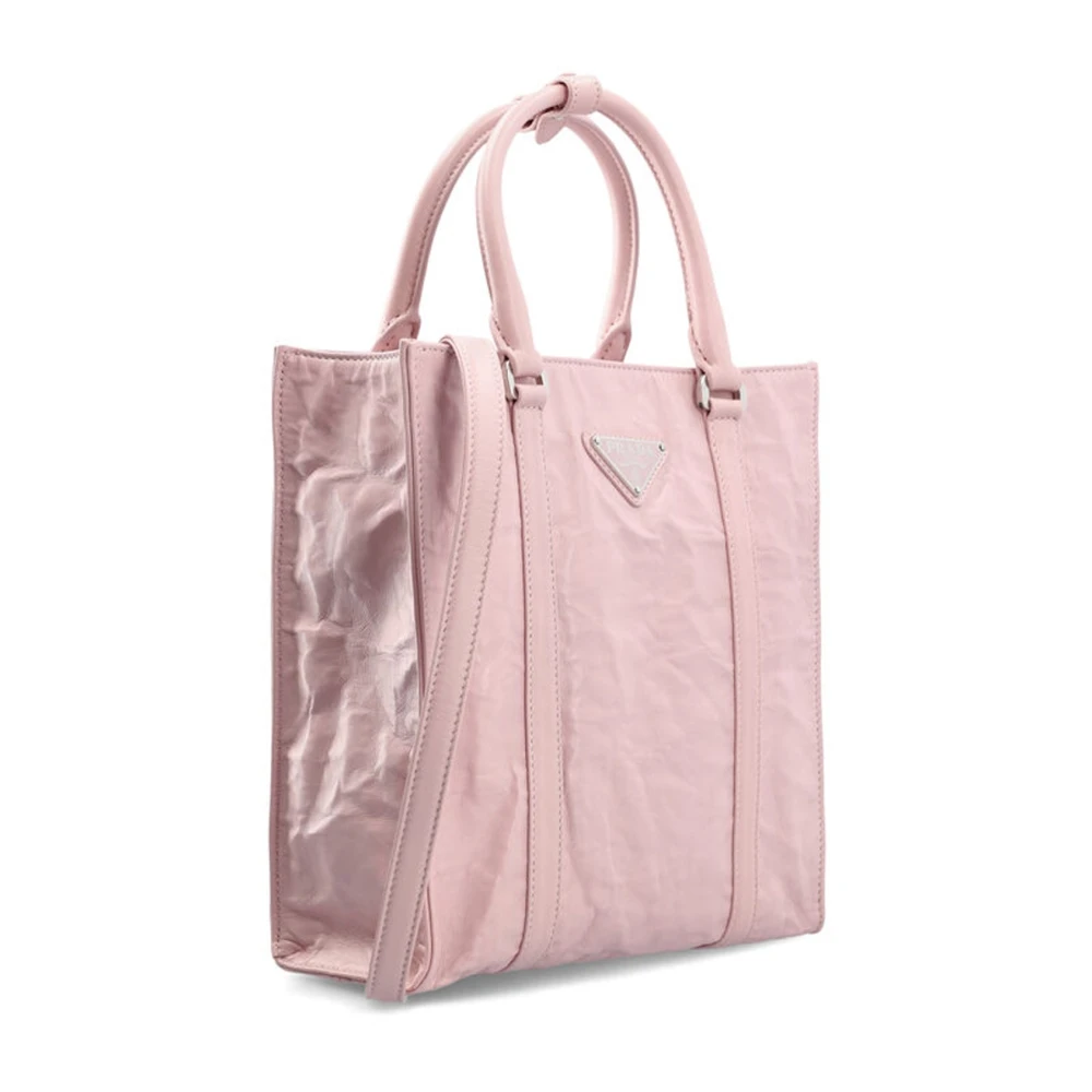 Prada Leren handtas voor vrouwen Pink Dames