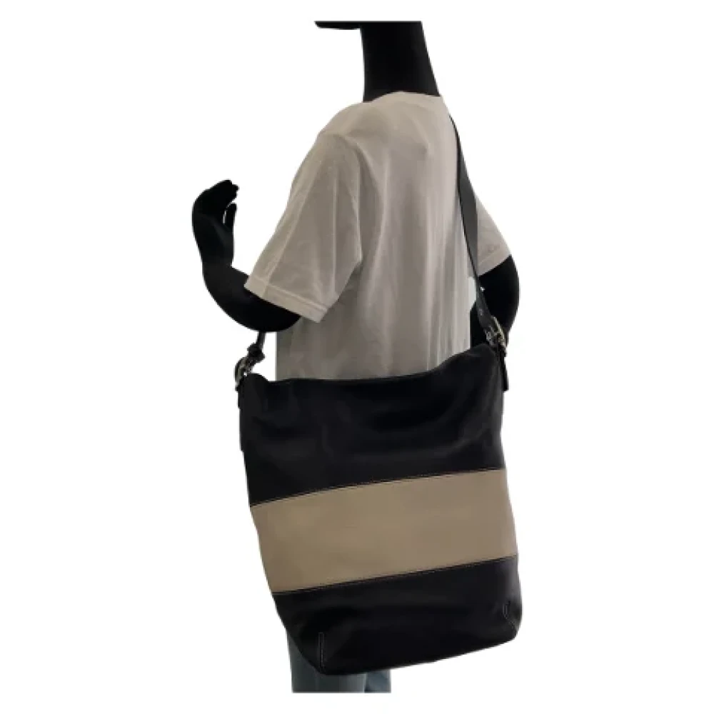 Coach Pre-owned Leather shoulder-bags Black Dames