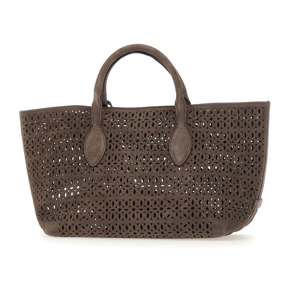 Gianni Chiarini Women's Brown Shopping Bags, One Size, Mashup Handbag