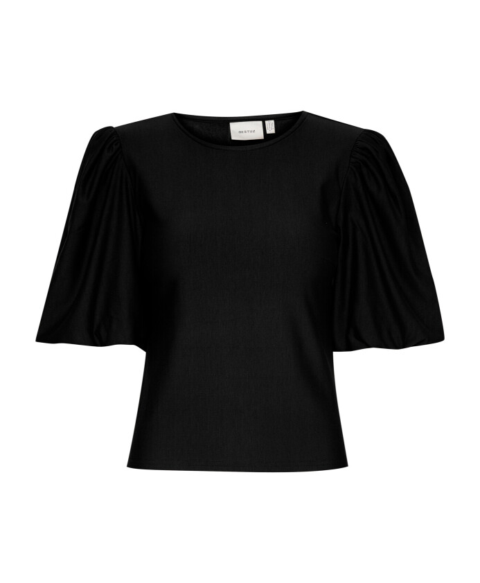 black-balloon-blouse-with-puff-sleeves