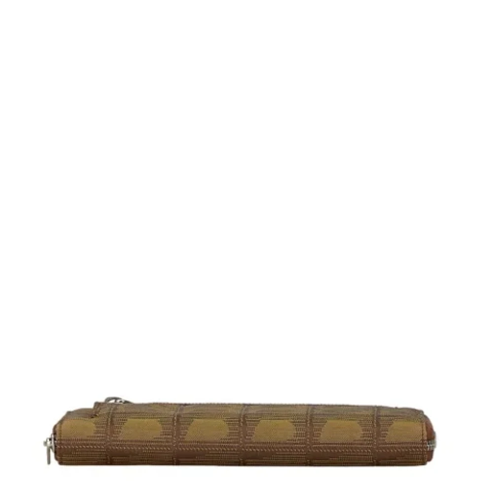 Chanel Vintage Pre-owned Canvas wallets Brown Dames
