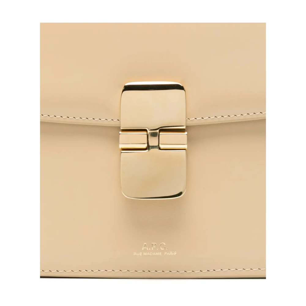 A.p.c. Kleine Grace Schoudertas Beige Dames
