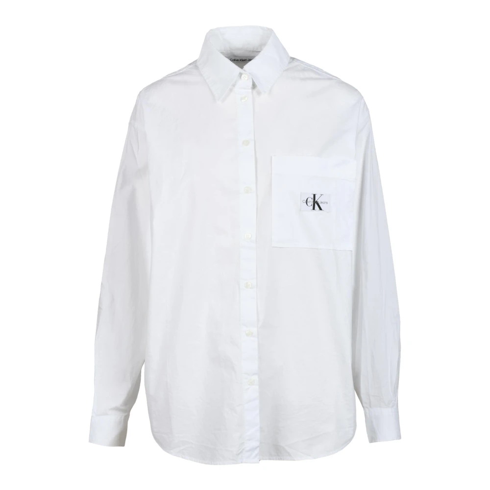 Calvin Klein Jeans Overhemd White Dames