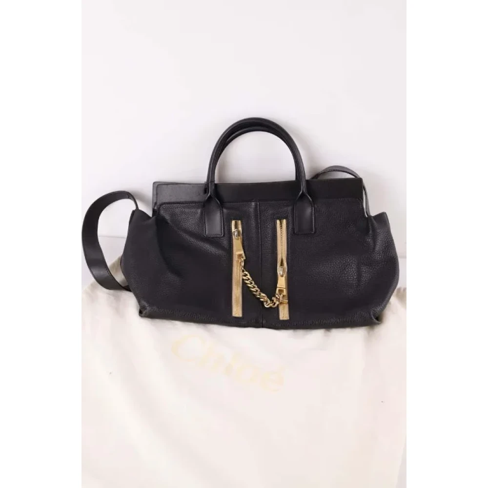 Chloé Pre-owned Leather handbags Black Dames