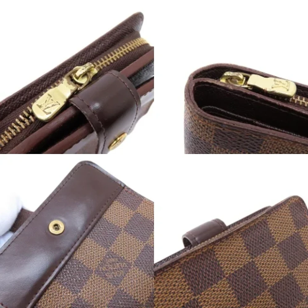 Louis Vuitton Vintage Pre-owned Canvas wallets Brown Dames