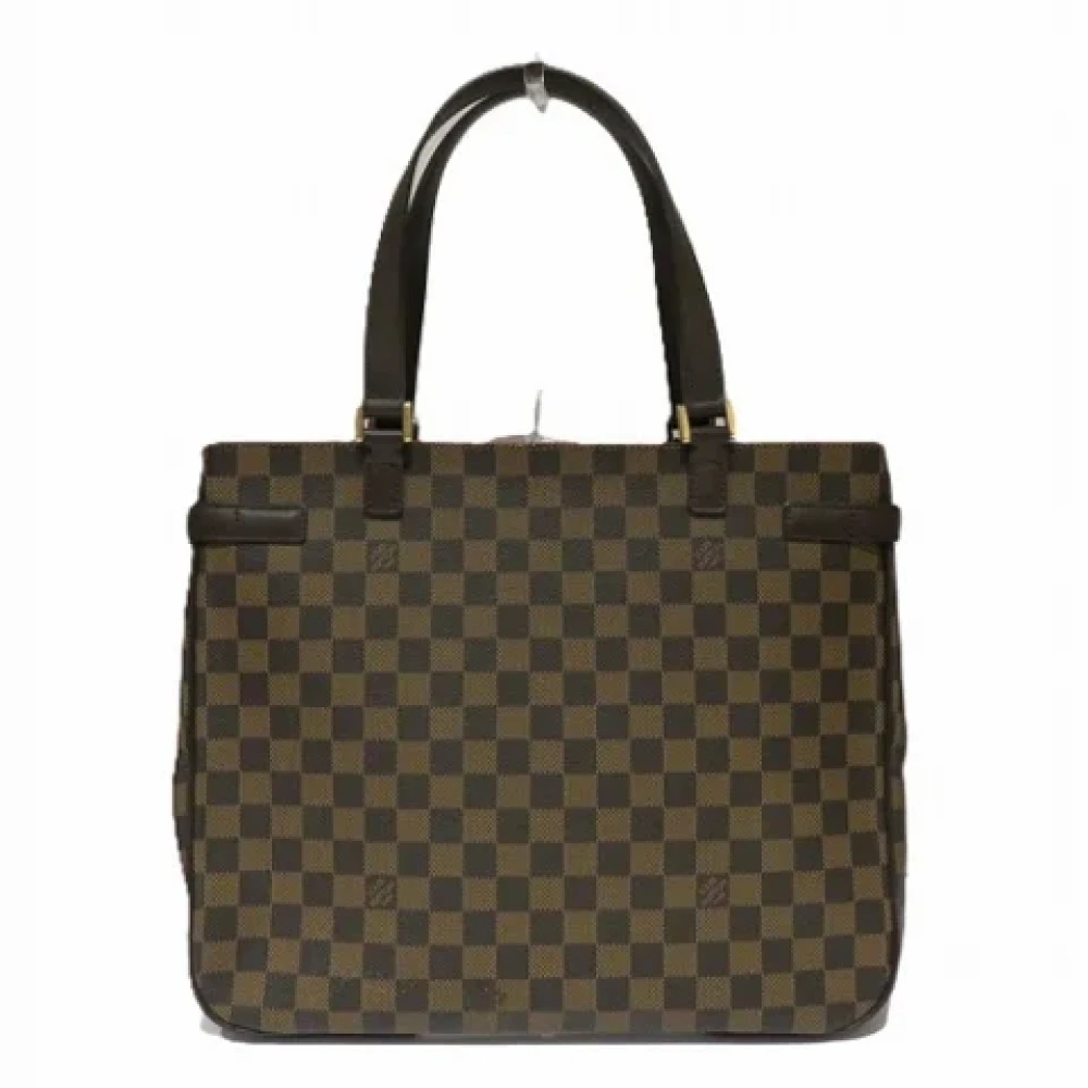 Louis Vuitton Vintage Pre-owned Fabric handbags Brown Dames