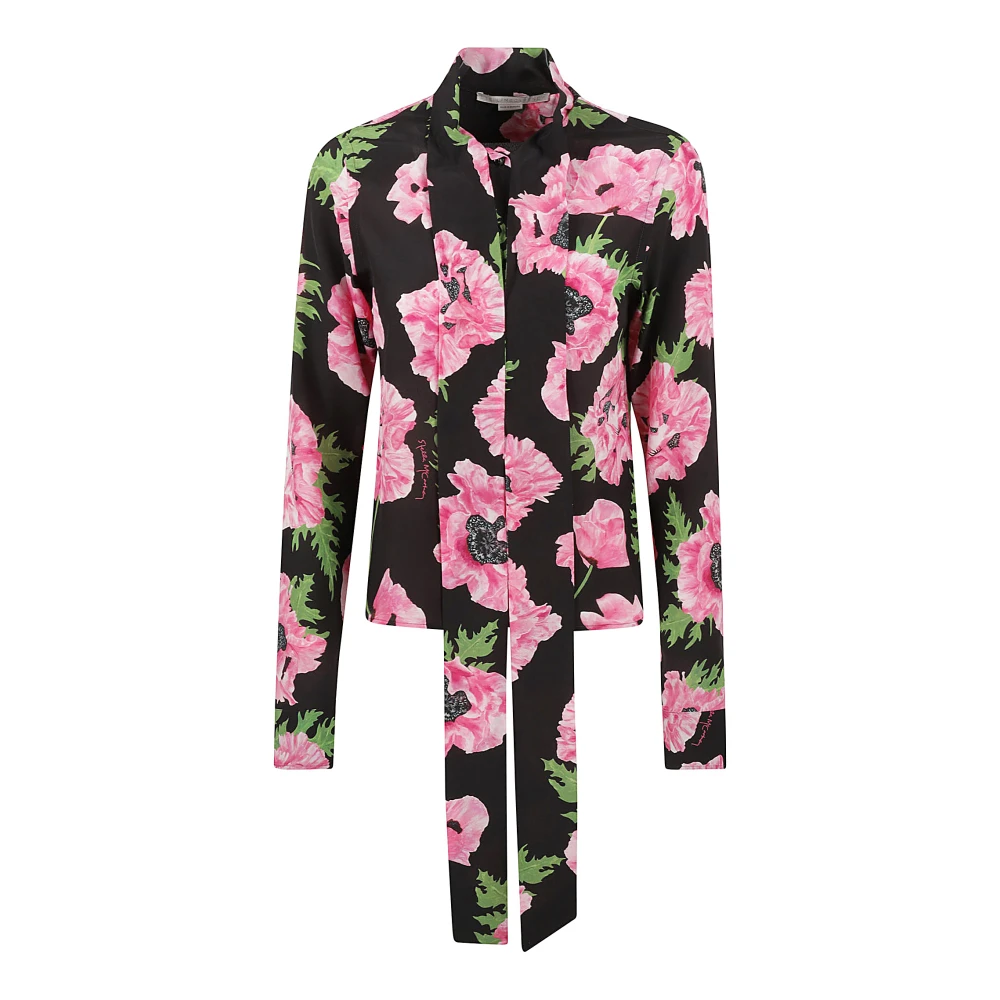 Stella Mccartney Poppy Pussybow Blouse Multicolor Dames
