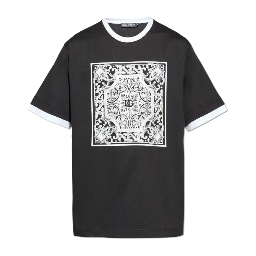 Dolce & Gabbana Uomo Nero Top, L, New,