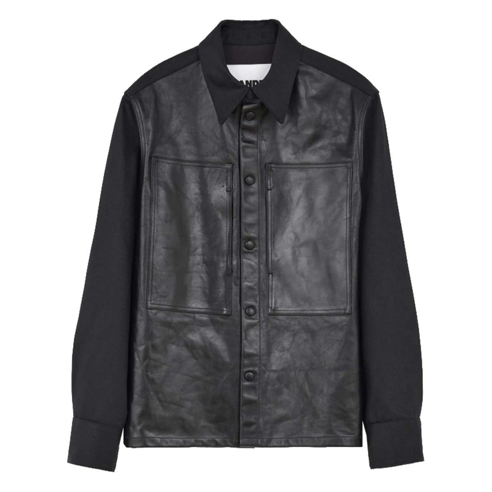 Jil Sander Stijlvolle Shirt 001 Black Heren