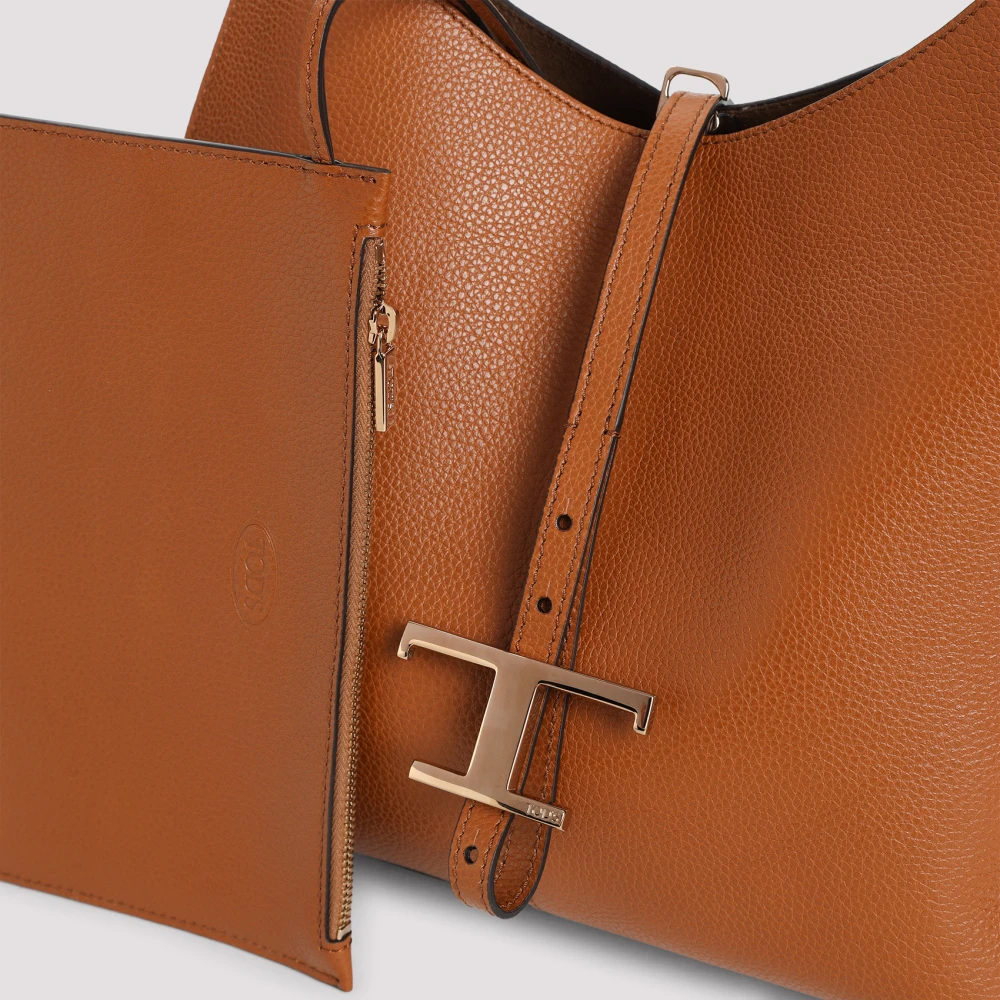 TOD'S Bruine Shopper Tas Luxe Ontwerp Brown Dames