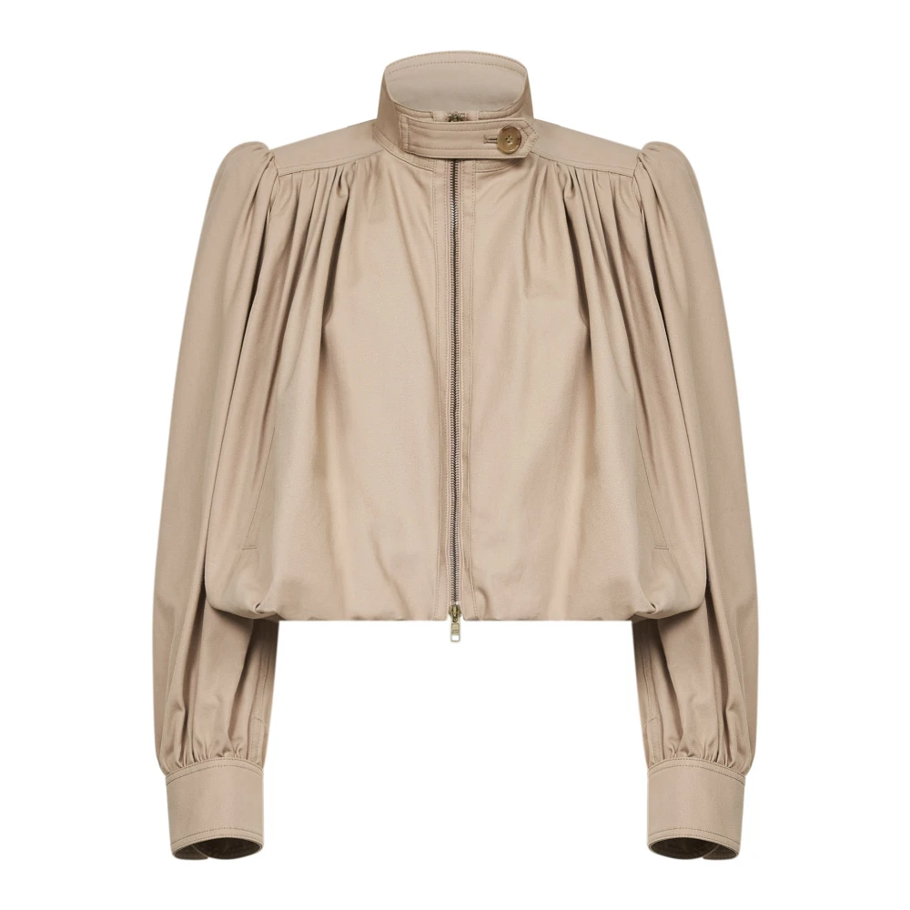 Chloé Women's Brown Bomber Jacket