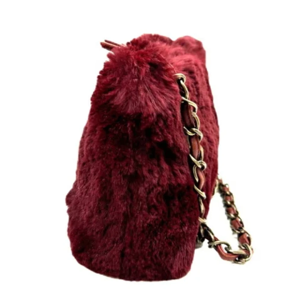 Chanel Vintage Pre-owned Fabric shoulder-bags Red Dames