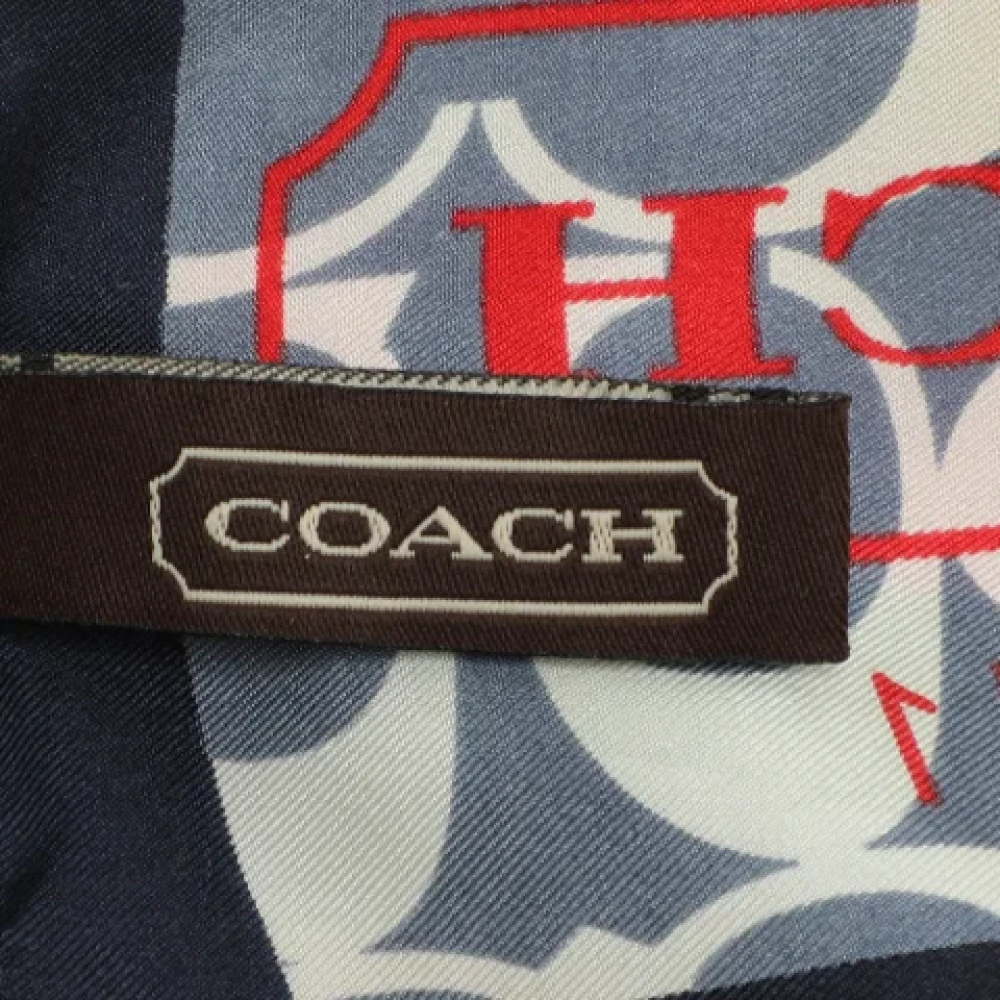 Coach Pre-owned Silk scarves Multicolor Dames