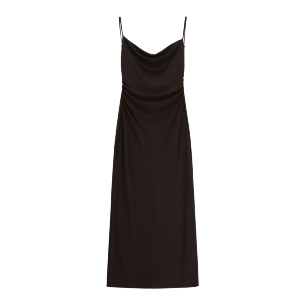 Please Vrouw Bruin Kleedjes Dames, M, Abito Lungo