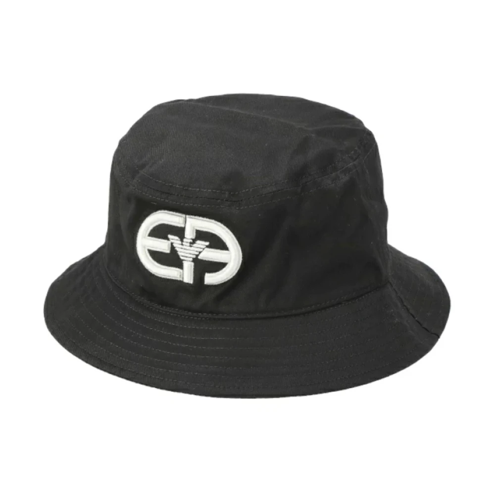 Emporio Armani Uomo Nero Cappelli E Berretti Neri Eleganti