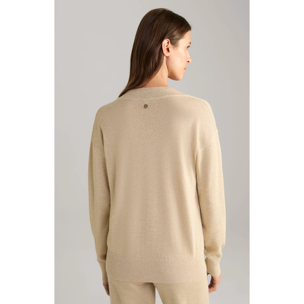 Joop! Gouden glinsterende dames trui Beige Dames