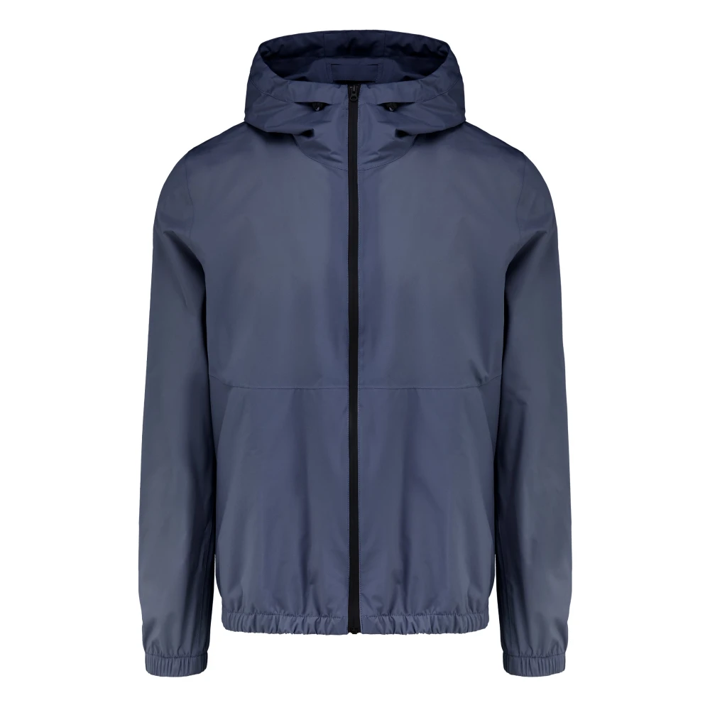 Bomboogie Uomo Blu - Giacca Sfoderata Con Cappuccio - Jackets - L