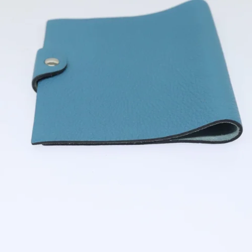 Hermès Vintage Pre-owned Leather home-office Blue Dames