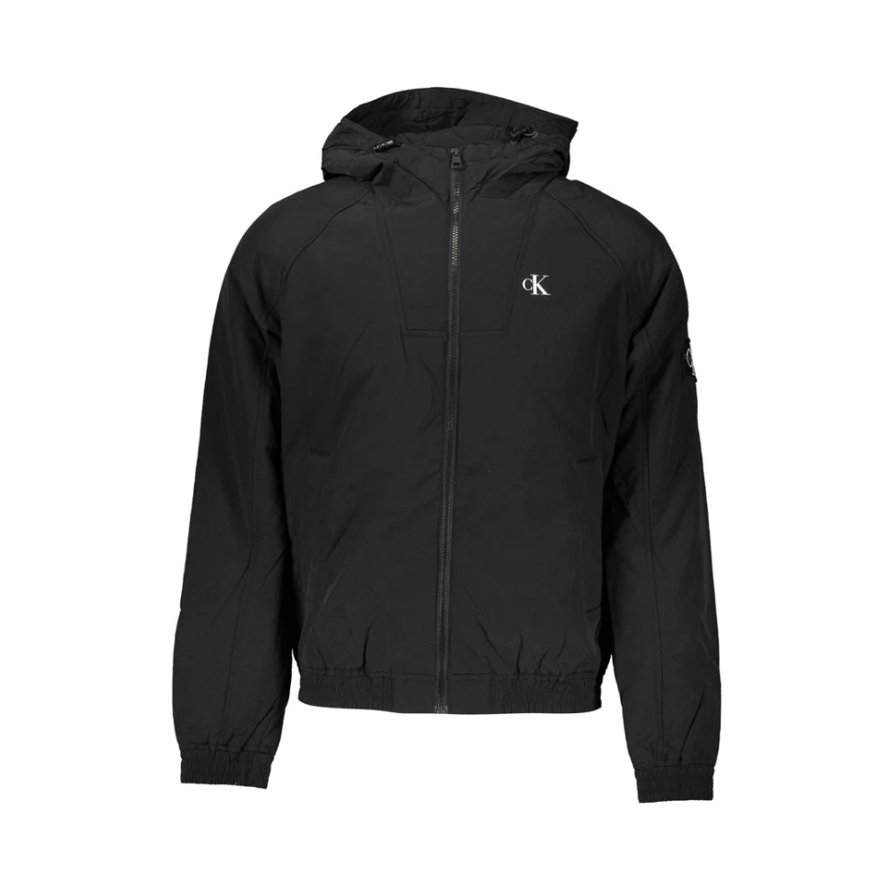 Calvin Klein Stedelijke Hoodie met Contrastdetails Black Heren