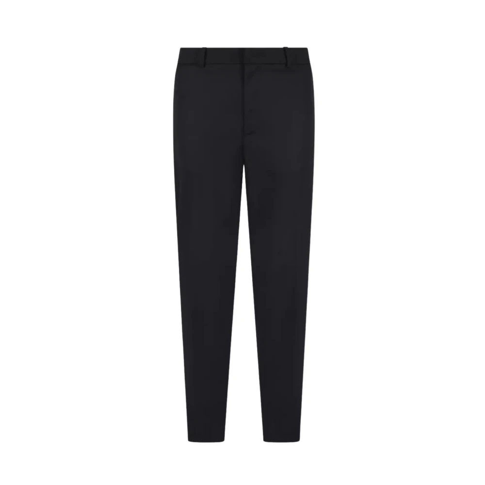 Moncler Zwarte wollen ritsbroek Black Heren
