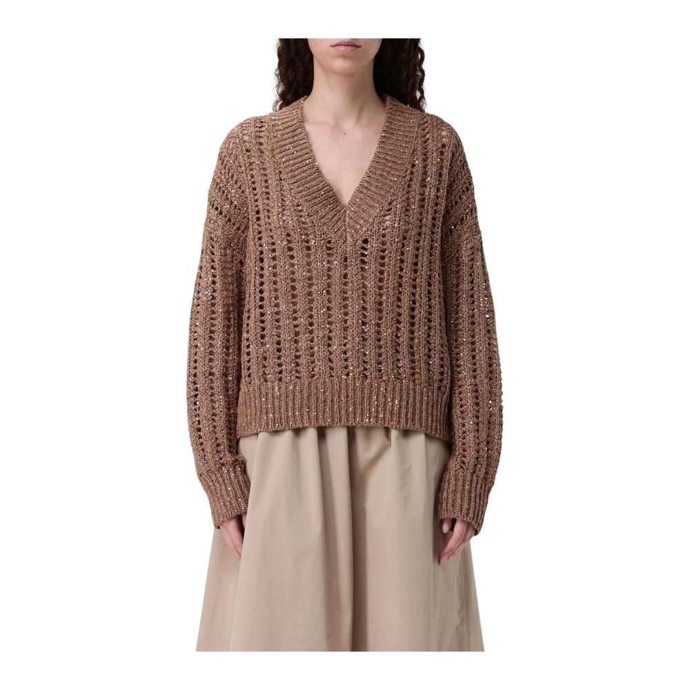 Knitwear > Round-neck Knitwear - - Brunello Cucinelli - Modalova