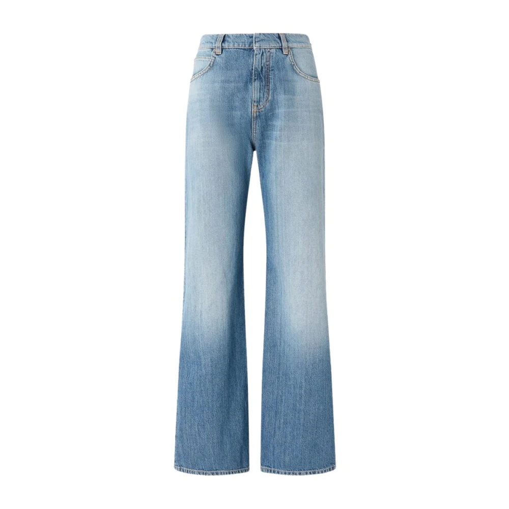 Pinko Women's Blue Wanda Wide Leg - Flare Jeans - W25 - Jeans