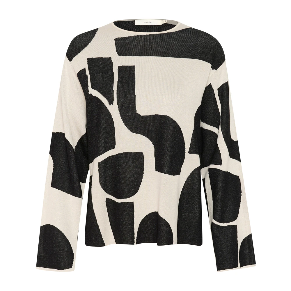 InWear Zachte Blokken Gebreide Trui Multicolor Dames