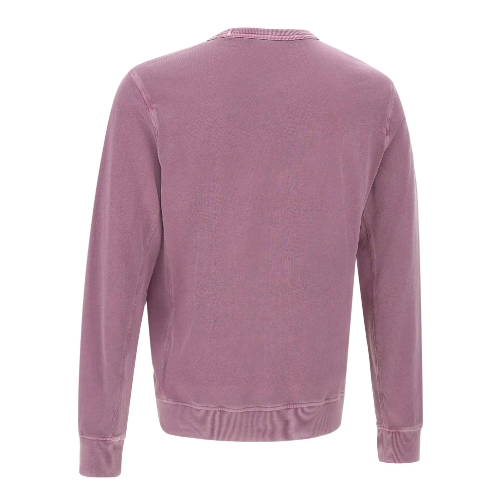 Woolrich Mauve Roze Katoenen Sweatshirt Pink Heren