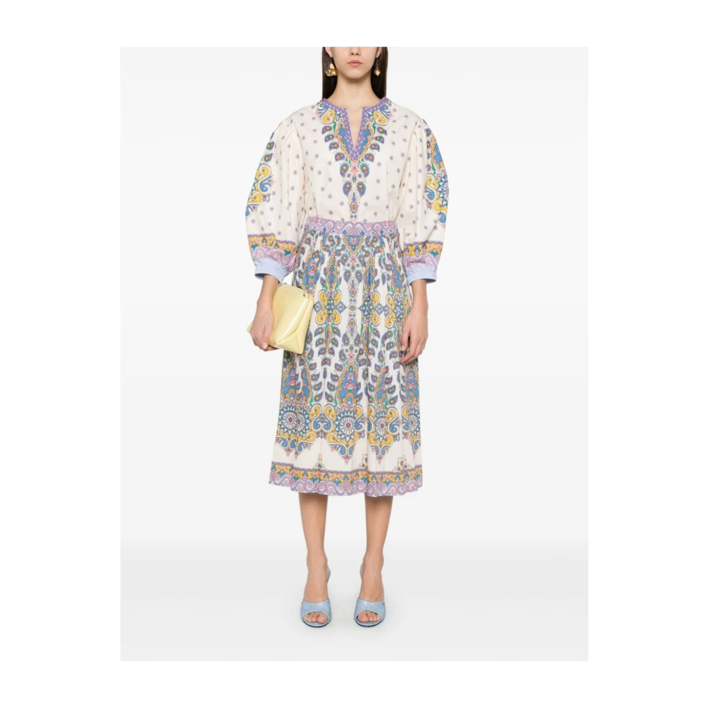 ETRO Paisley Print A-Lijn Rok Multicolor Dames