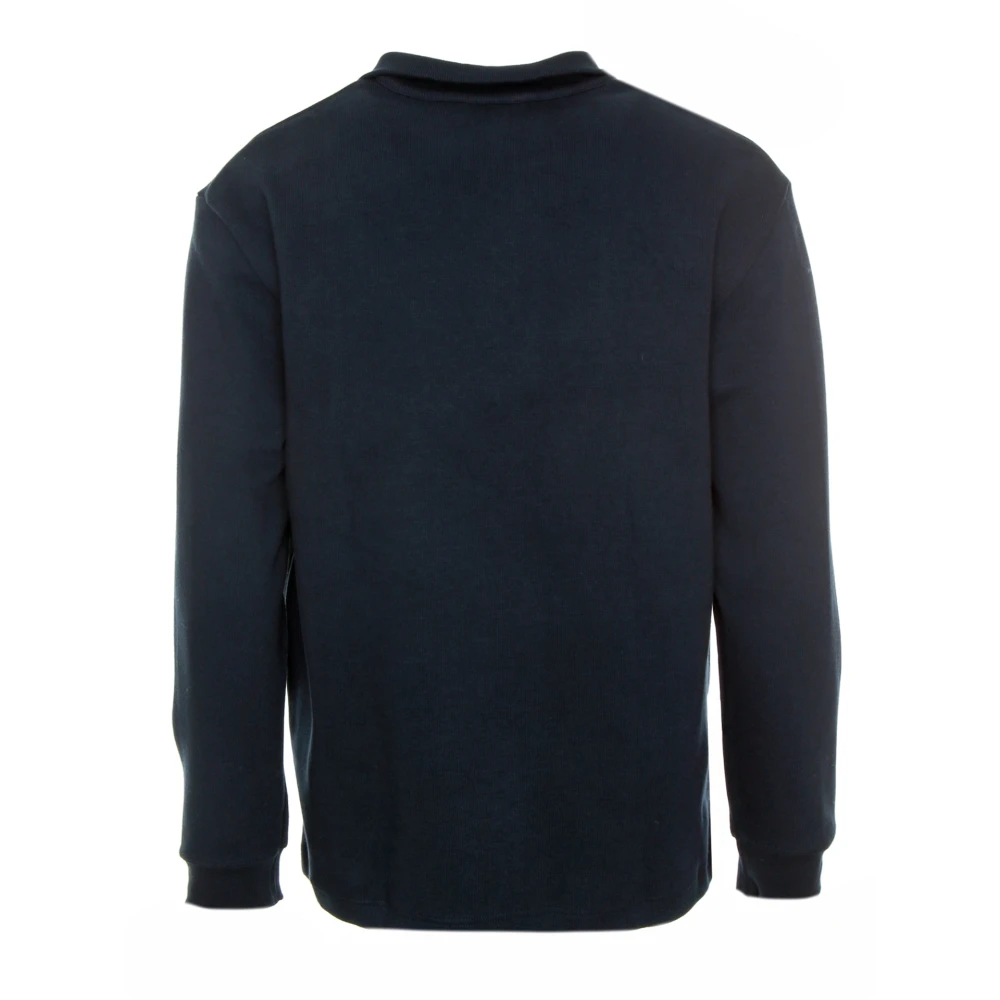 Armor-Lux Heritage Half-Zip Sweatshirt Blue Heren
