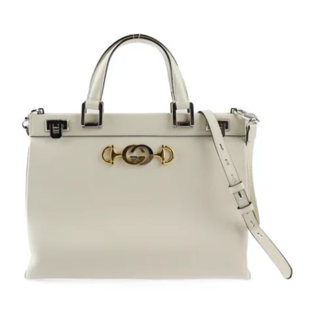 Gucci Vintage Pre-owned Fabric gucci-bags White Dames