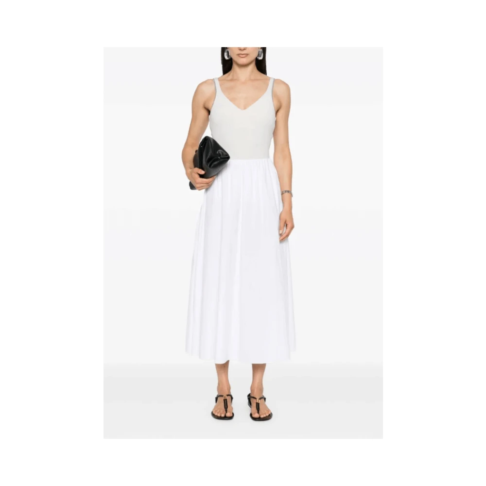 BRUNELLO CUCINELLI Tanktop met Kettingdetail White Dames